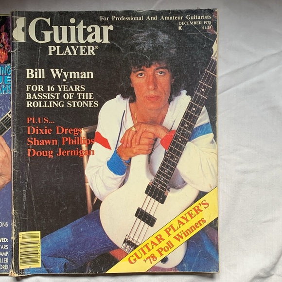 Guitar Player Magazine Set with Robben Ford and Bill Wyman Covers ,Vintage - Picture 3 of 3